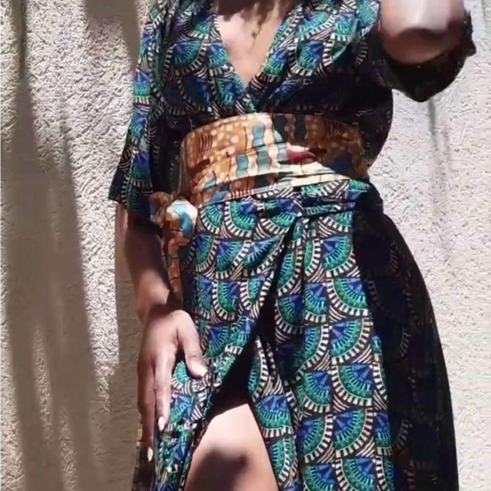 Silk and Salt Journey wrap dress NWT   SIZE M